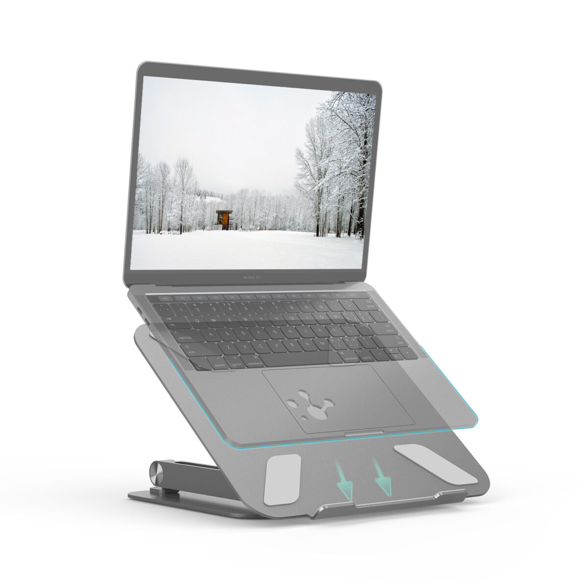 Notebook bracket aluminum alloy multi-angle - Image 3