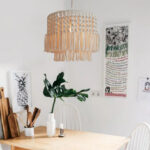 Living Room Bedroom Decoration Cotton Thread Creative Personality Pastoral Style Woven Chandelier - Image 2