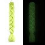 Luminous Fluorescent Chemical Fiber Wig Big Braid - Image 4