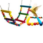 7PCs Parrot Toys Bird Cage Accessories - Image 5