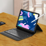 Ultra-thin Wireless Bluetooth Keyboard Leather Case - Image 2