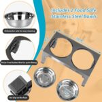 Pet Feeder Slow Feeding Bowl Lifting Dog Bowl Rack Neck Protection - Image 3