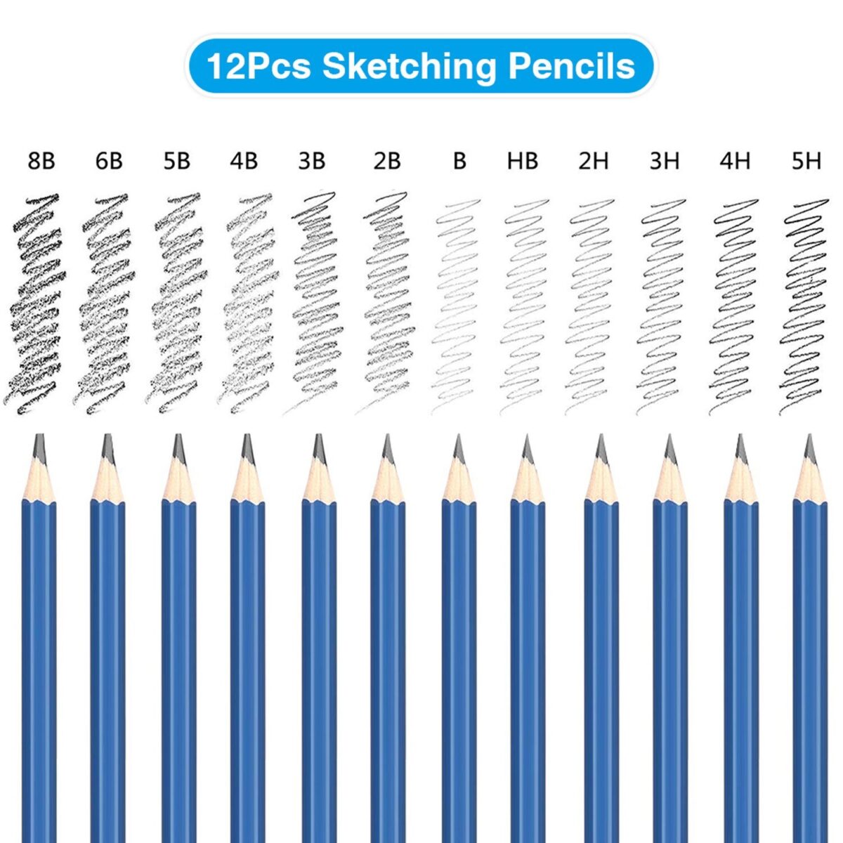 Sketch Drawing Color Pencil Set Charcoal Art Brush Set 72 Piece Painting Set - Image 7