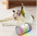 Automatic Cat Teasing Toy Roller Pet Glow - Image 3