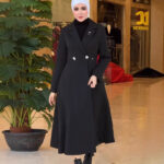 Elegant Mid-length Robe Trench Coat - Image 4