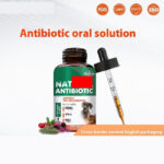 Glass Bottle With Straw Pet Vitamin Nutrient Solution - Image 3