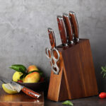 Seven-piece Damascus Kitchen Knife Set - Image 2