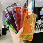 Square transparent TPU phone case - Image 2