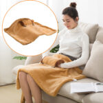 Flannel Heating Warm Foot Warm Up Blanket Lunch Break Shawl Electric Blanket - Image 6