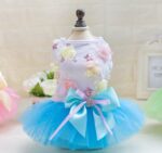 Dog Skirt Princess Tutu Spring-Summer Teddy Dress Mesh Thin Summer Dog Clothes - Image 4