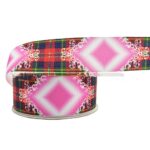 Digital Printing Ribbon Bow Handmade Webbing Satin Gradient Plaid - Image 10
