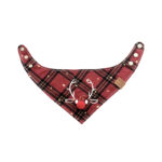 Pet's Saliva Towel Christmas Deer Scarf Large Medium And Small For Cats And Dogs Triangular Binder - Image 7