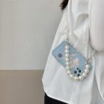 Flower Pearl Messenger Silicone Phone Case - Image 5