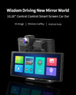 Smart Screen Front And Back Dual Recording 1080P Streaming Media Mobile Phone Projection Carplay Recorder - Image 5
