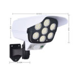 Solar Simulation Monitor Lamp Outdoor Courtyard Led Waterproof Induction Road Home Wall Road - Image 3