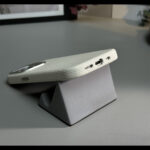 Applicable Phone Case Lychee Leather Pattern Metal Lens Magnetic Drop-resistant Protective Cover - Image 4