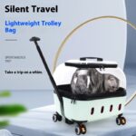 Cat Bag Pet Trolley Bag Go Out Dog Transparent