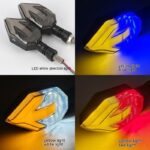 Arrow-shaped LED Motorcycle 12v Electric Vehicle Modification Direction Signal Lamp Arrow Turn Signal - Image 2