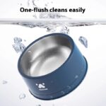 Pet Stainless Steel Anti-tumble Drinking Dog Food Rice Basin - Image 2