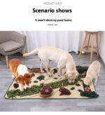 Extra Large Forest Pet Puzzle Food Hiding Anti-choke Energy Consuming Dog Sniffing Pad - Image 6