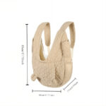 Portable PET Chest Bag Large Capacity Breathable - Image 5