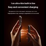 With Cable Transparent Bracket Magnetic Suction Power Bank - Image 2