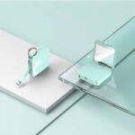 Mini Keychain Comes With Wire Diamond-encrusted Beauty Mirror Mobile Charging Bank - Image 7