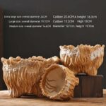 Flower Pot Ceramic Large Extra Large Wood Shaped Tree Root Green Plant Succulent Flower Pot - Image 7
