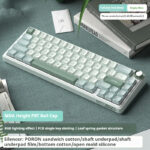 Mechanical Keyboard RGB Portable Wireless Bluetooth - Image 9