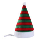 Multicolor Pet Christmas Hat Stripes - Image 6