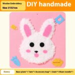 Tiktok Children's Cartoon Animal Wool Embroidered Painting Poke Kindergarten Educational DIY Handmade Toys - Image 6