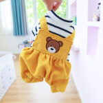 Teddy Fleece-lined Puppy Dog Clothing Four-legged Bread Bear Overalls - Image 5