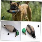 Stuffed Duck Dog Toy For Aggressive Chewers No Stuffing Teeth Grinding Quacking Sound For Dog Training And Throwing Durable Pet Toy For Fun And Engagement - Image 8