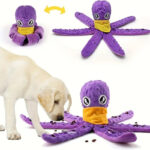 Squeaky Dog Toy,Octopus Sniffing Dog Toys, Plush Interactive Puzzle Dog Toys With Soft Fabric Crinkle For Large, Medium, Small Sized Dog, Relieve Stress, Encourage Natural Foragin,Best Dog Boredom Toy - Image 8