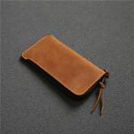 Wallet Top Layer Leather Belt Zipper Wallet - Image 6