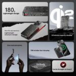 15W Magnetic Power Bank Wireless Carbon Fiber Magsafe Mobile Power Supply - Image 4