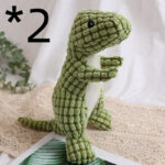 Dog Bite Resistant Plush Sounding Toy Dinosaur - Image 6