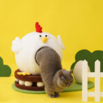 Chick Cat Litter Summer Cooling Summer Cat House Turntable Toys - Image 2