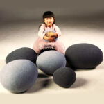 Simulation Pebble Lazy Sofa Multifunctional Stone Pillow Cushion Creative Props - Image 5