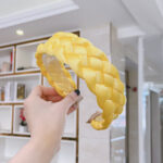 Women's Solid Color Fabric Craft Headband - Image 7