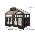 Indoor Solid Wood Doghouse Removable And Washable - Image 6