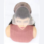Simple Solid Color Half Lace Hair Cover Human Wigs - Image 4