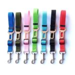 Adjustable Dog Pet Car Safety Seat Belt Restraint Lead Travel Leash