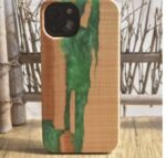 Resin Wood Mobile Phone Case Anti Drop Grain New Protective Cover - Image 3
