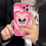 Color Butterfly Stand Silicone Phone Case - Image 4