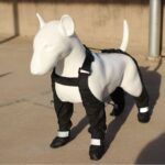 DOGGIE STRAP PAW PROTECTORS Out Dog Shoes Pet Shoes Waterproof Non-slip - Image 3