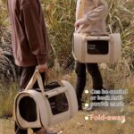 Portable And Lightweight Pet Diaper Bag Crossbody Cat Bag - Image 2