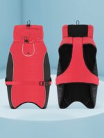 Medium And Large Dog Plush Warm Pet Diving Suit - Image 5