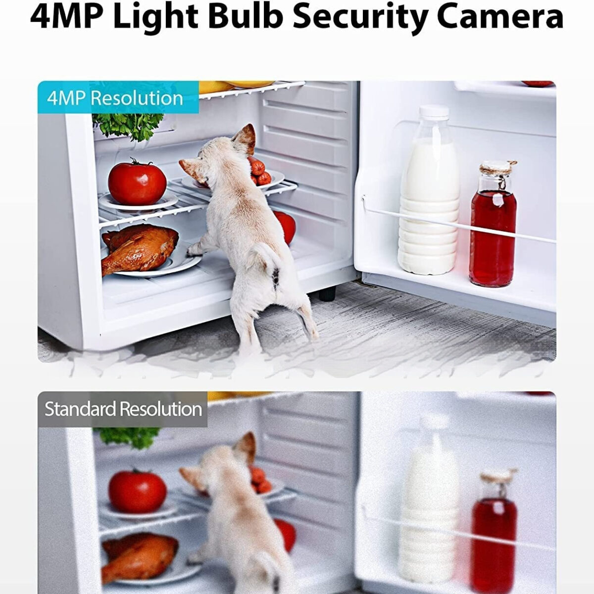 Graffiti Style 2K4MPWiFi Surveillance Camera E27 Interface - Image 4