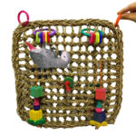 Pure Natural Straw Parrot Hammock